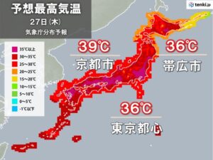 災害級の暑さ！