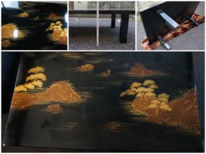 金蒔絵の座卓